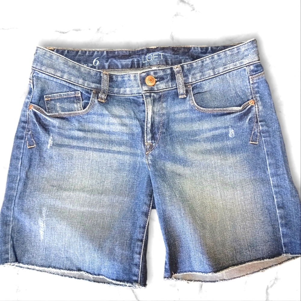 Women's Loft Jean Shorts Size 6